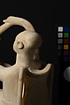 Marble seated harp player, Marble, Cycladic